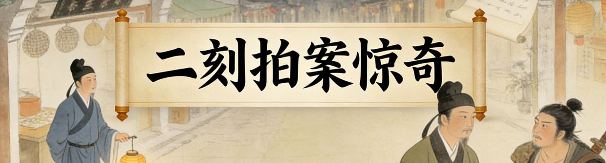 ⌨️二刻拍案惊奇的世情奇闻品读之路